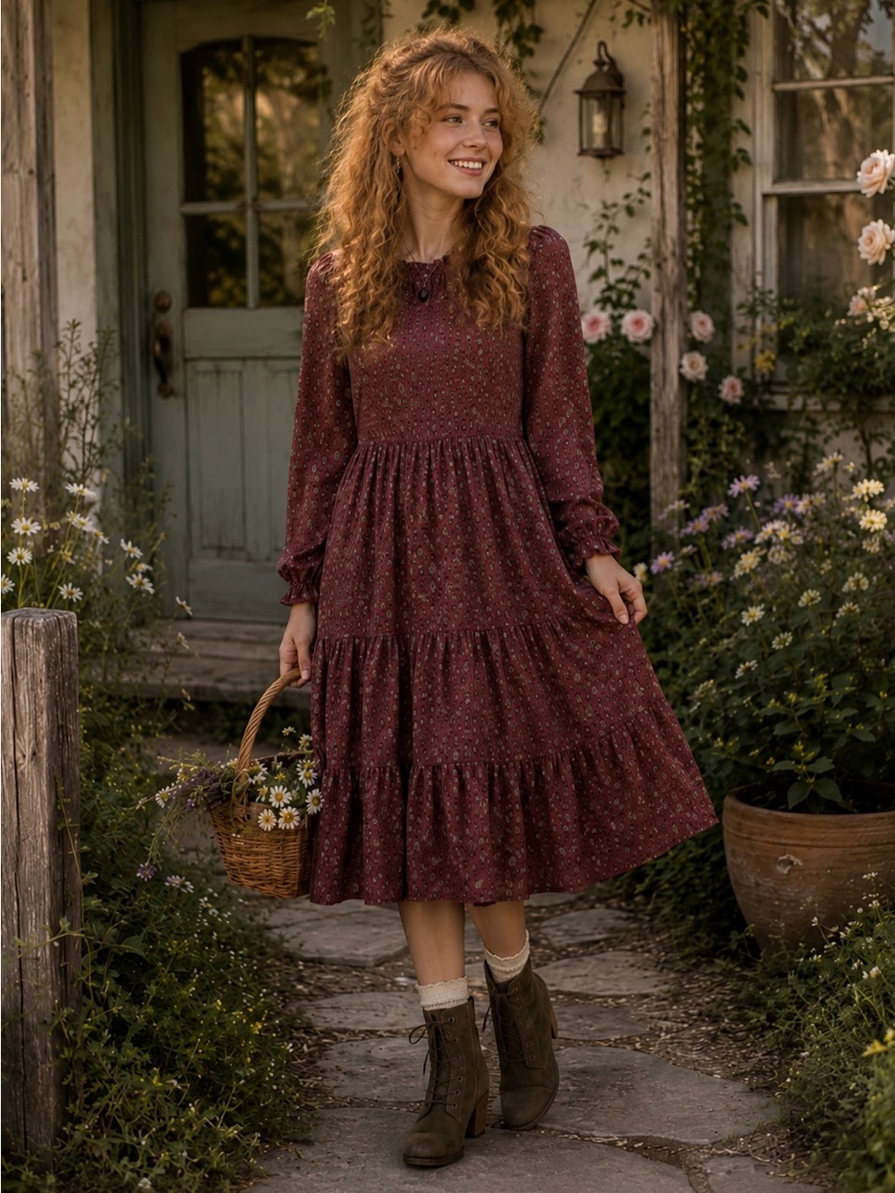 Small April Cornell Marsielle Paisley Dress Small